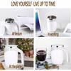 380ml Self Stirring Mug 304 Stainless Steel Water Bottle Insulated Mixing Coffee Cup