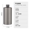 Pure Titanium Travel Flask 500ml Lightweight Portable Liquor Bottle Outdoor Camping Home Use