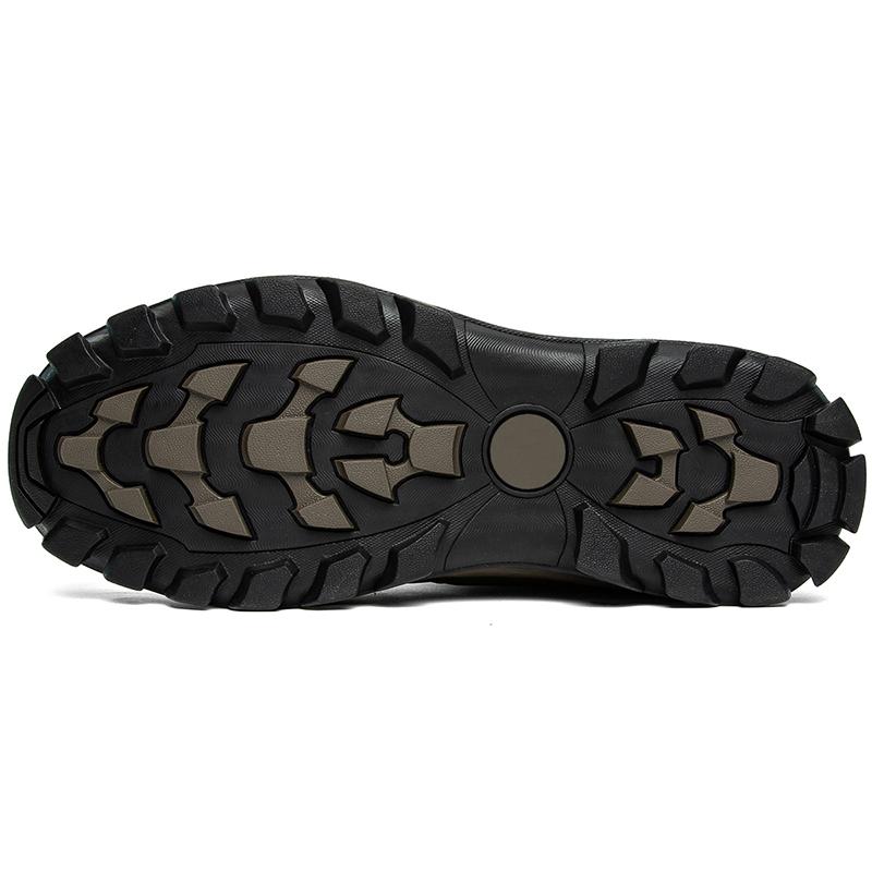 Зимние ботинки в русском стиле, непромокаемые уличные мужские ботинки, зимние ботильоны, большие размеры 40–48, высокая мужская обувь