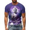 3D Print Buddha Shakyamuni Buddhist T Shirt Ancient India Spiritual Totem Streetwear T-shirts Summer Fashion Mens Clothing