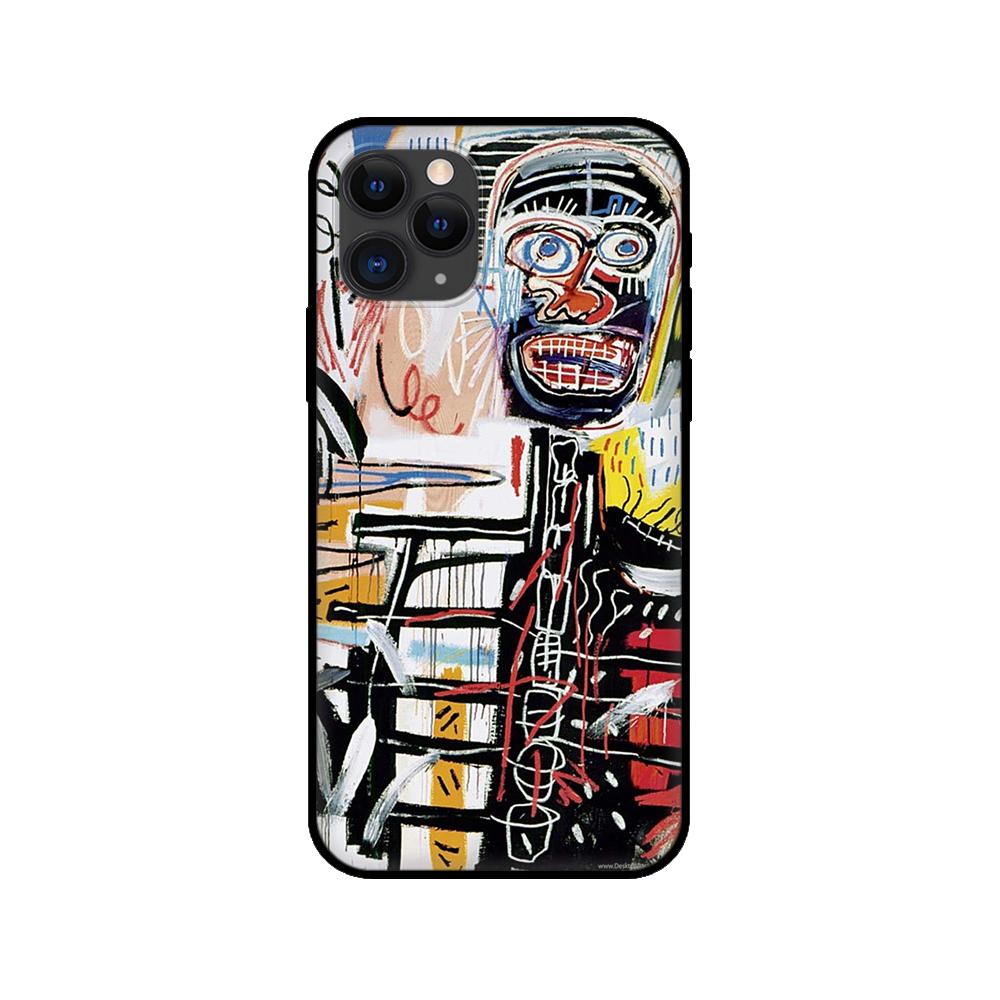 Черный чехол из ТПУ для iPhone 5 5S se 2020 6 6s 7 8 plus x 10 XR XS 11 12 13 mini pro MAX задняя крышка ins уличное граффити с рисунком