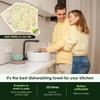6Pcs Swedish Dishcloth Kitchen Dish Towels Absorbent Kitchen Dish Rags Reusable Wet Dry Household Dishcloths for Washing Dishes