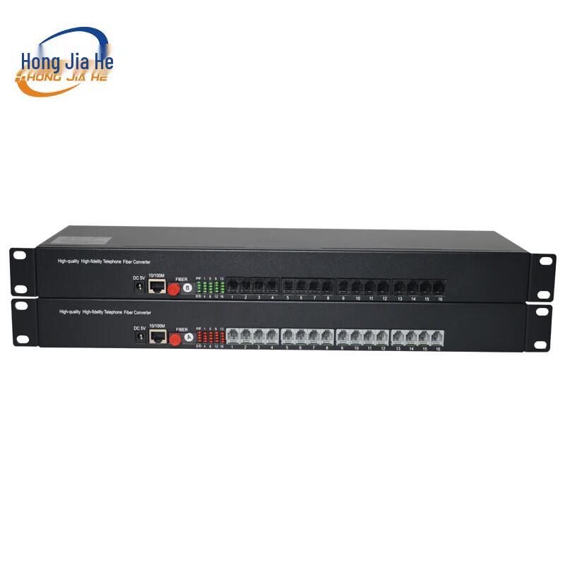 HongJiaHe JH-16P 16-канальный оптоволоконный телефонный мультиплексор