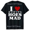 Новая Смешная Футболка I Hate Fat Hoes Графический Топ Мужской Повседневный Взрослый Юмор Шутки Streetwear Летняя Хип-Хоп Мода Футболки с Круглым Вырезом
