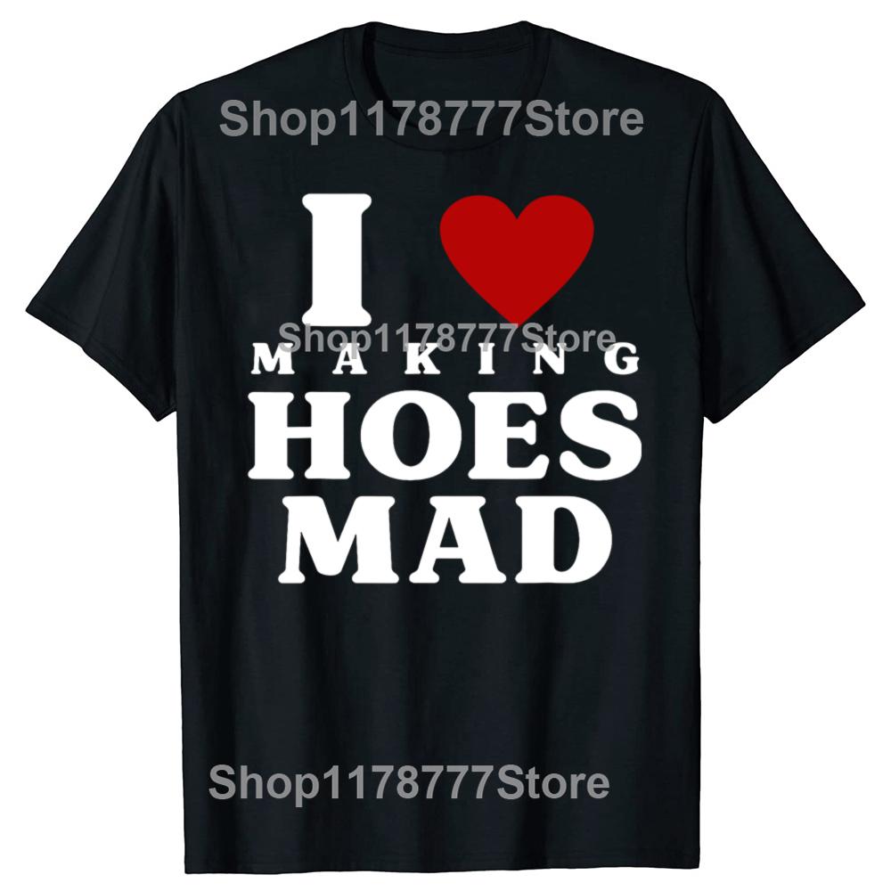 Новая Смешная Футболка I Hate Fat Hoes Графический Топ Мужской Повседневный Взрослый Юмор Шутки Streetwear Летняя Хип-Хоп Мода Футболки с Круглым Вырезом