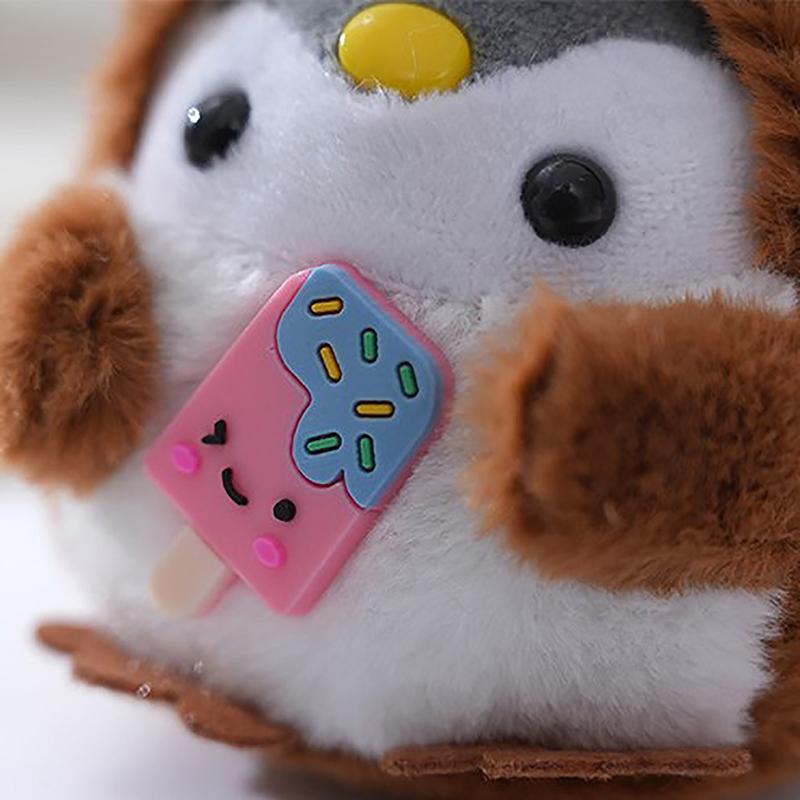9Cm Small Penguin Plush Keychains Cute Plushie Doll Anime Kawaii Toys For Children Pendant Key Chain Woman Girl Birthday Gift