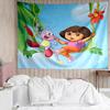 D-Doras The Explorer Tapestry for Bedroom Aesthetic Classroom Tapestries Wall Hanging for Living Room Dorm Office,Ideal Creative Gift