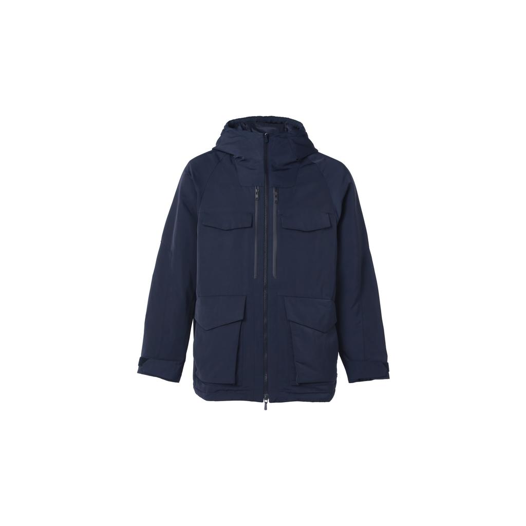 Uniqlo X White Mountaineering High-Performance Composite Zipper Streetwear Loose-Fit Hooded Down Jacket Men outerwear Navy 442563-69