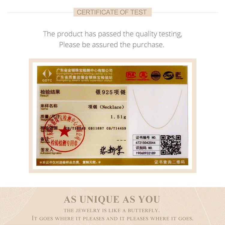 BAMOER стерлингового серебра 925 пробы основной кабель позолоченный регулируемое длинное ожерелье для женщин модные украшения