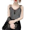 Plus Size Women's Lace Patchwork Backless Camisole - Summer Style