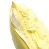 NITORI Decorative Cushion Cover Flower Pattern Yellow 45x45cm Polyester Pillowcase for Sofa Living Room Deco Home