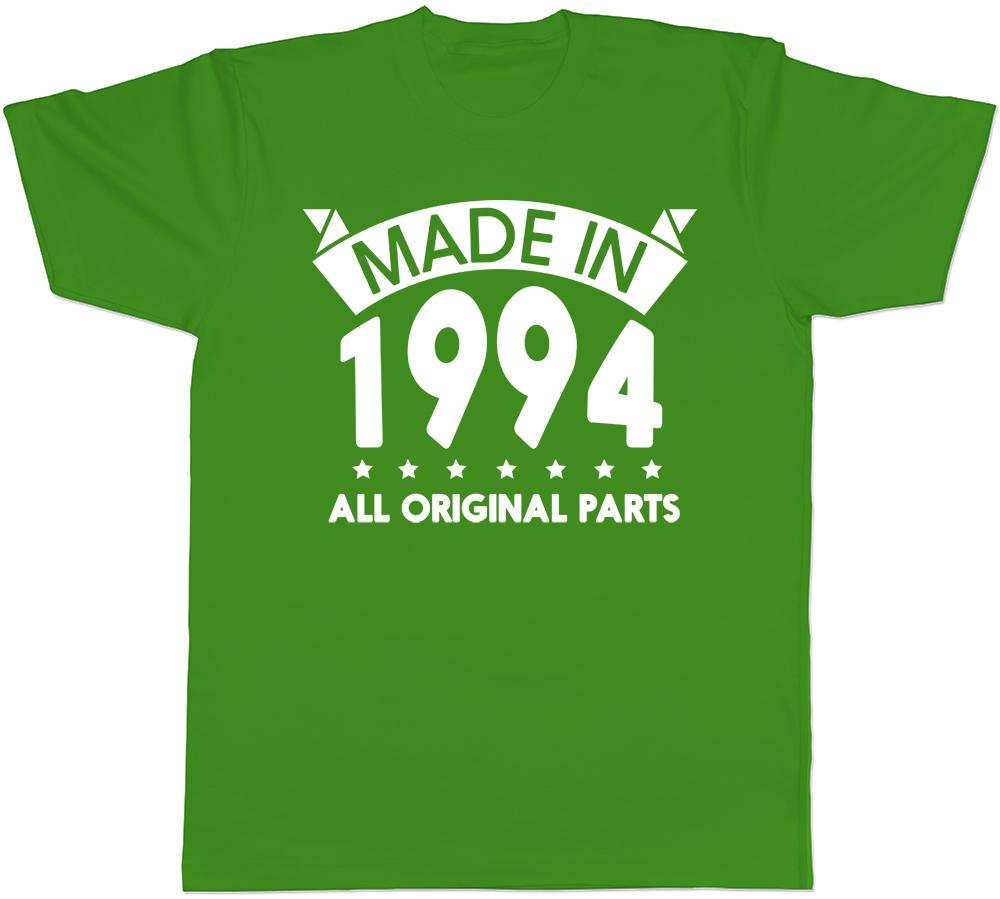 Made in 1994 All Original Parts Birthday Unisexs Short Sleeve TShirt