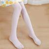 Летние детские тонкие эластичные колготки для девочек, танцевальные, однотонные носки, детские колготки, юбка принцессы, аксессуары