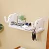 Настенная полка для ванной комнаты с крючком в виде слона, крючок для ограждения, бытовая кухонная полка для хранения, многофункциональный органайзер