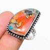Spiny Oyster Gemstone Handmade 925 Sterling Silver Jewelry Ring Size 8 G1f88