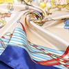 High-quality Luxurious Silk Scarves Headband Scarfs Neck Scarf For Women Chain Silk Scarf Women's Decorative Shawl