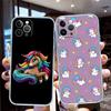 AQ25 Cartoon Unicorn Phone Case for Motorola Moto G10 G20 G30 G31 G32 G34 G35 G41 G42 G50 G51 G52 G55 G60 G60S G62 G71 G72 G75