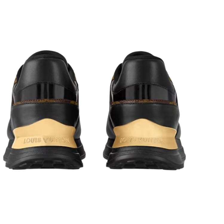 Louis Vuitton Neo Run Away Низкие Повседневные Кроссовки Женские Черные 1ACOF7