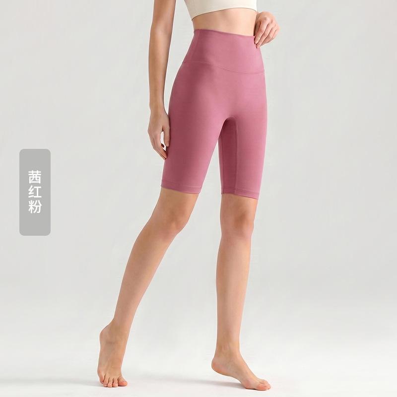 Weiman cloud nude five-point yoga pants women's summer thin tight yoga clothes high waist hip lift fitness yoga pants