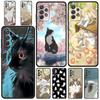 Fashion Lovely Cats Phone Case for Samsung Galaxy A51 A71 A21S A12 A11 A31 A52 A41 A32 A01 A23 A33 A53 A73 A03S A13 5G Cover