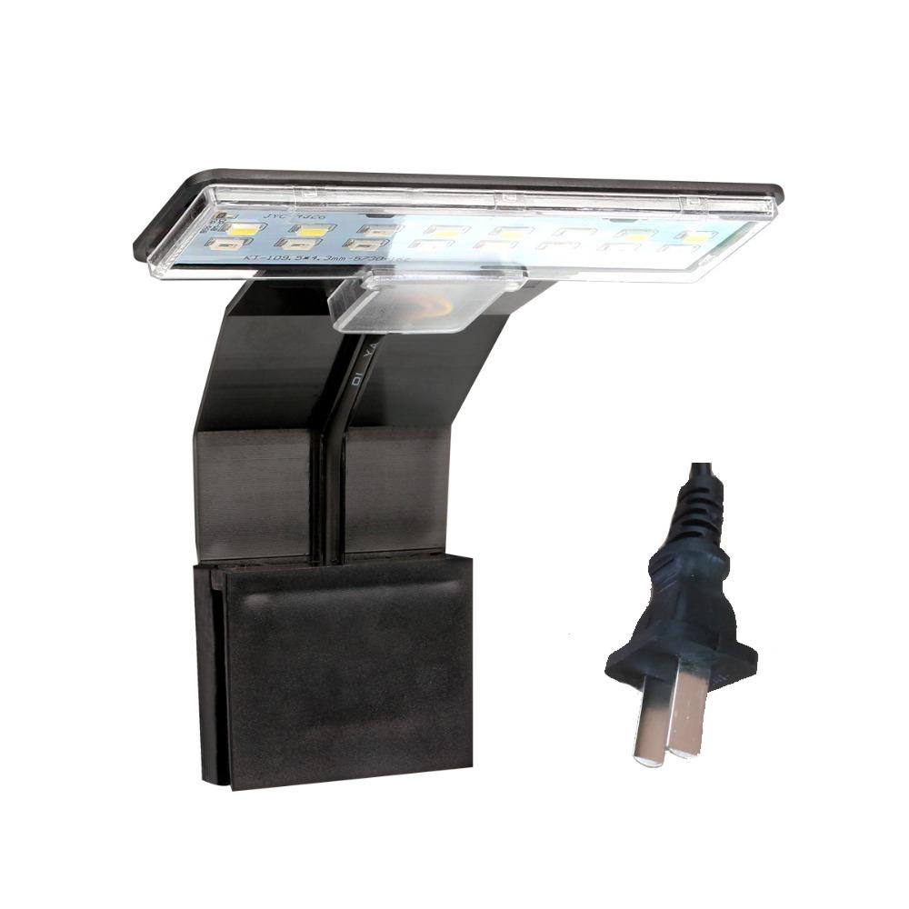 Водонепроницаемый светодиодный светильник для аквариума, супертонкий светильник-клипса, ландшафтные лампы, украшение для аквариума