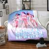 Kpop Demon Hunters Blanket Soft Throw Blanket For Home Bedroom Bed Sofa Travel Office Solid Christmas Blanket