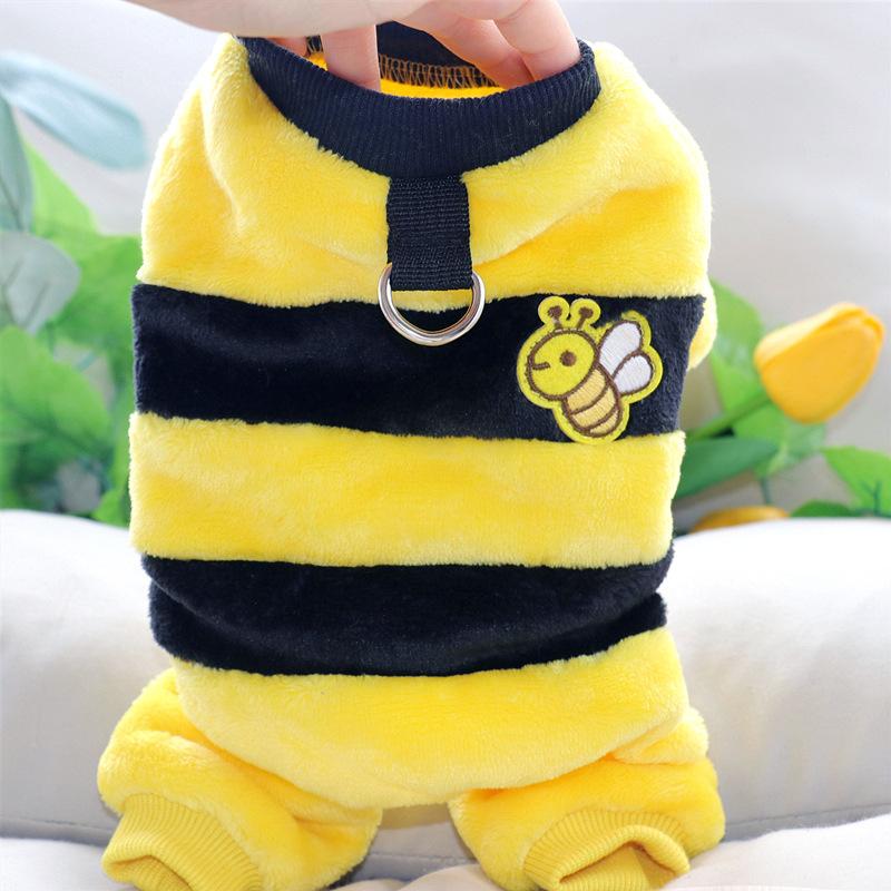 Pet four-legged clothes Teddy Bichon Pomeranian Yorkshire Maltese small dog autumn dog clothes autumn