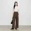 JOY SPEAKER 2025 Spring Linen Blend High-Waisted Straight-Leg Casual Pants