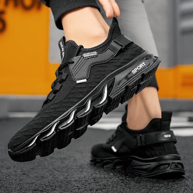 Модные мужские кроссовки, повседневная обувь с сеткой, мужская обувь на шнуровке, легкая вулканизированная обувь, прогулочные кроссовки, Zapatillas Hombre