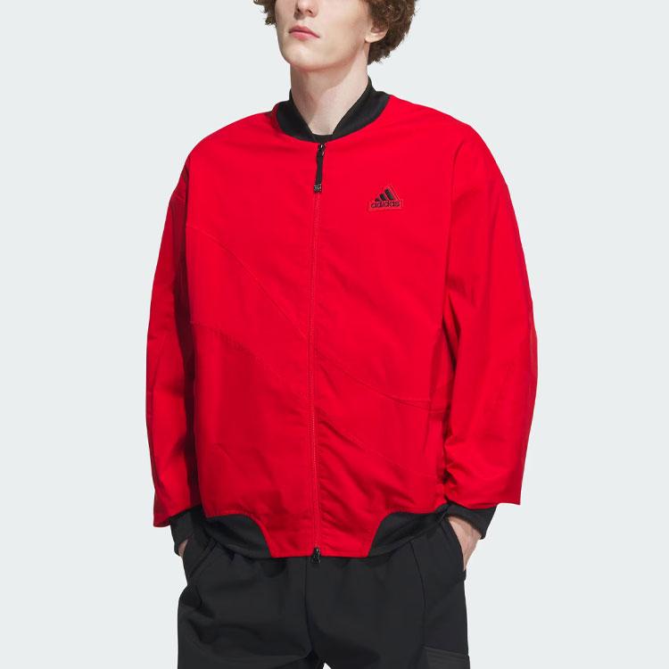 adidas Мужская коллекция к Китайскому Новому году Бомбер с воротником-стойкой Красный IZ1614