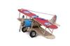 Decorative Metal Airplane Biplane