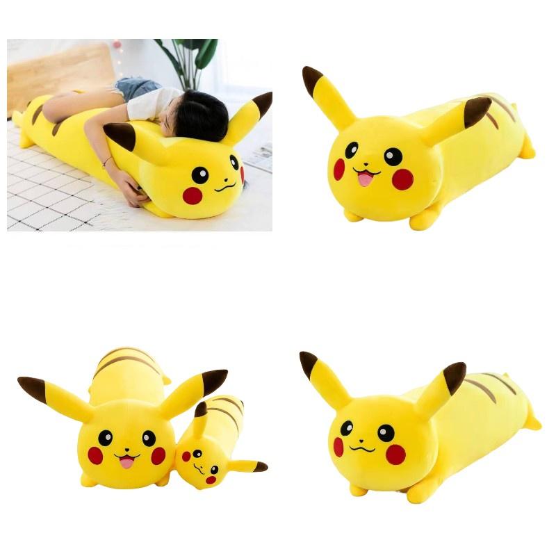 Adorable Long Pikachu Pillow Plush Toy Doll Home Decor Children Gift Kid