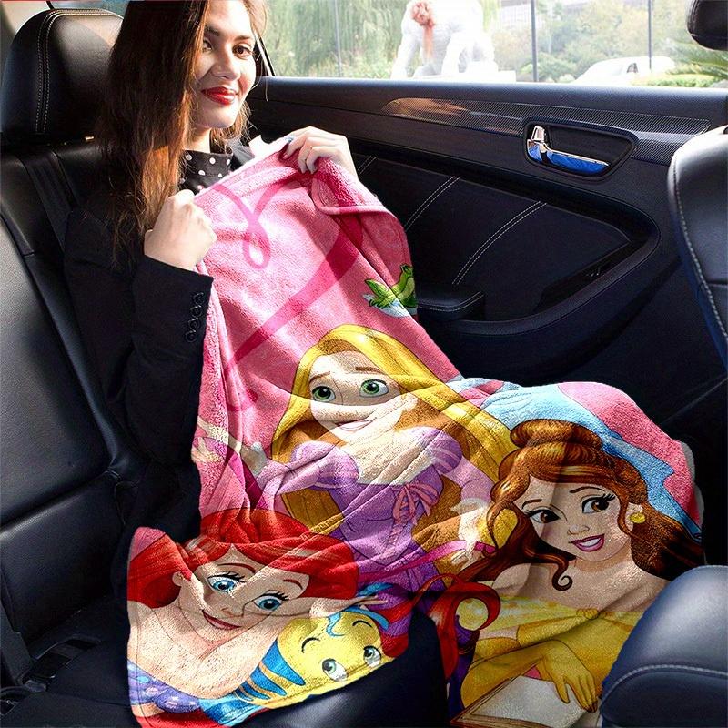 1pc Disney Princesses Throw Blanket, Soft & Cozy for Friends, Perfect Gift for Friends, Ideal for Bed, Couch, Car, Travel, Camping, Beach, Office Nap,