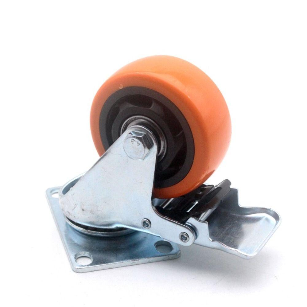 Blackheart Orange Face Furniture Castor 3" / 4" /5'' Wheel Industrial wheels  Table Shelf