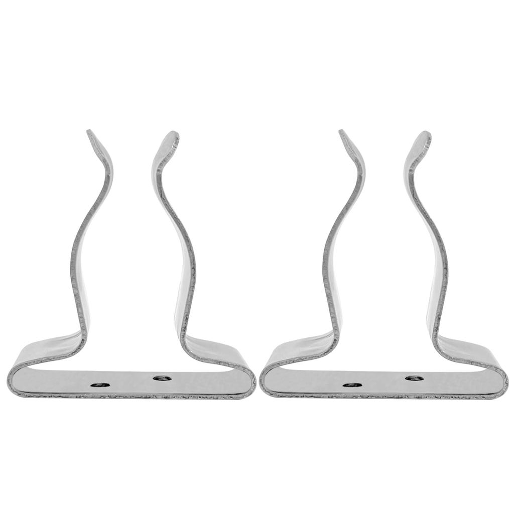 2 шт. Держатель для лодочного крюка Морской пружинный зажим Пружинный зажим из нержавеющей стали Держатели для лодочного весла для лодочного крюка Гаф Рыболовное удилище