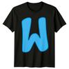 W Letter Alphabet Initials Mens T-Shirt Womens Tee Graphic Unisex Top