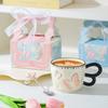 High Looking Butterfly Cup Ceramic Mug for Girls Birthday Gift Souvenir Water Cup Office Coffee Cup