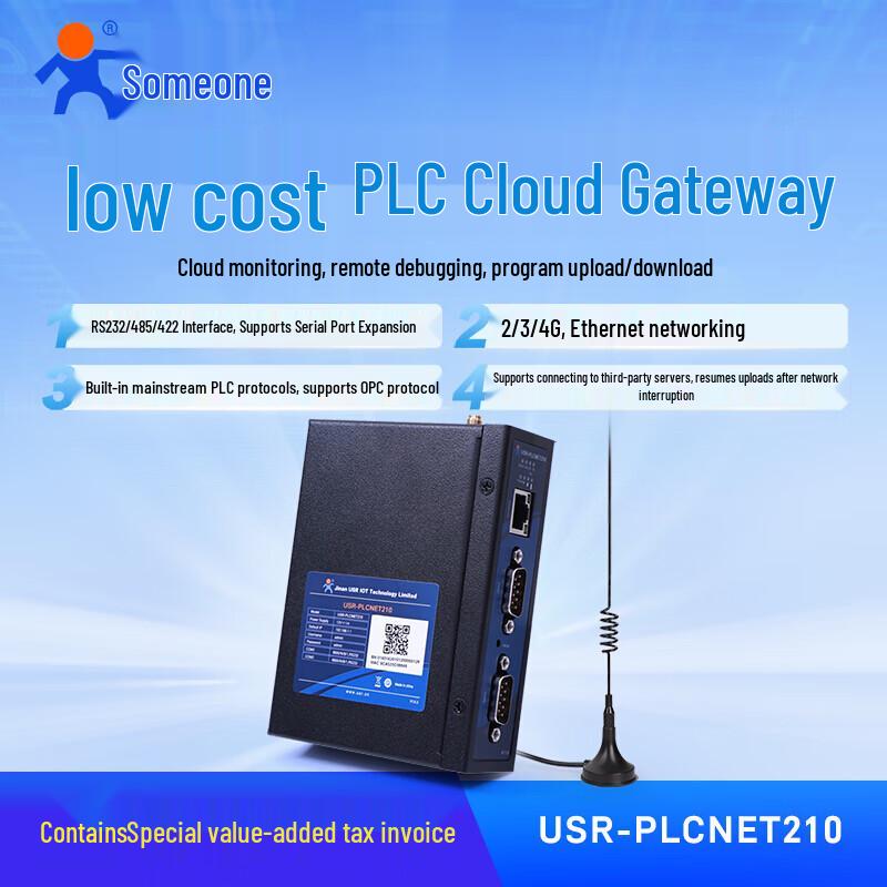 USR-PLCNET210 4G PLC Cloud Gateway