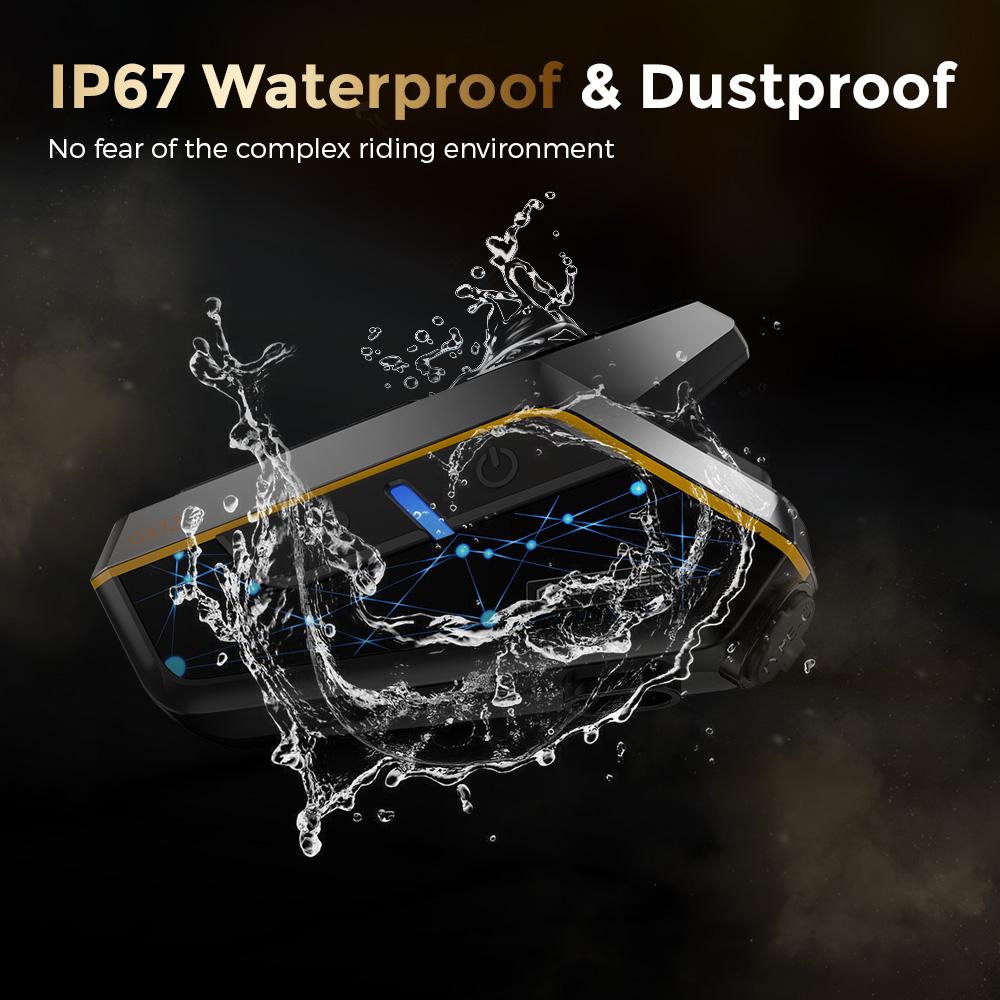 Система внутренней связи для мотоциклетного шлема с двумя чипами Bluetooth-система связи для 10 мотоциклистов 2000 м BT-переговорное устройство для мотоцикла