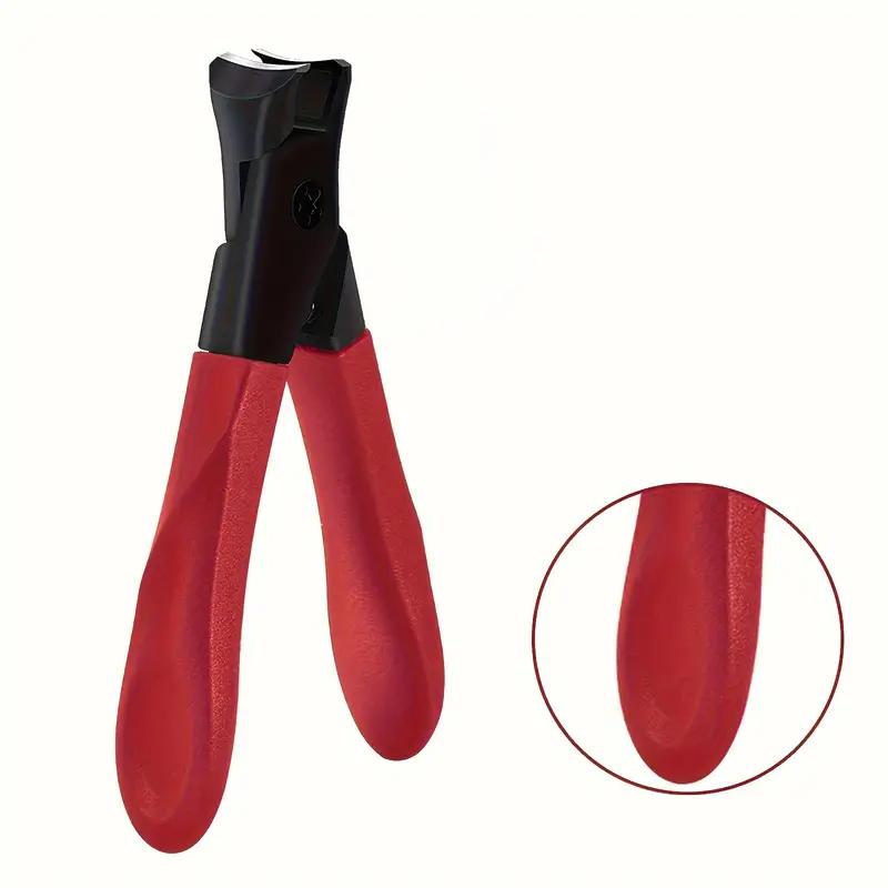 1 шт. Щипчики для ногтей с толстыми краями, маникюрные кусачки для ногтей, педикюрные инструменты с большим отверстием, защищенные от брызг