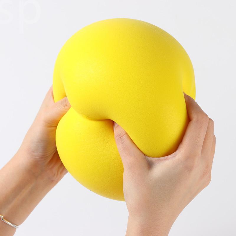 18 см Mute Ball Детская уличная игрушка Твердая губка Мягкий эластичный мяч Детские игры