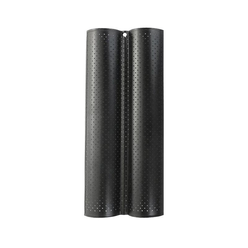 14.96x6.98x1.1 Inches 2 Waves French Bread Baking Tray Mold Loaf Tin Non-Stick Baguette Mould Cake Pan Pastry Tools