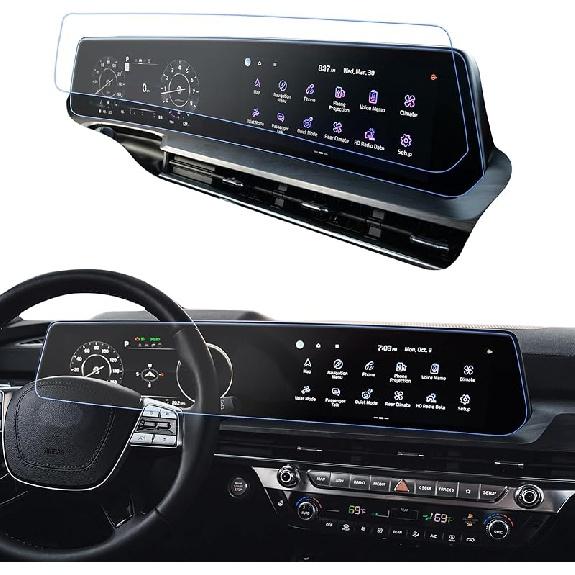 Защитная пленка для экрана автомобиля подходит для 7 дюймов 2024 2023 Honda Civic CRV HRV Pilot&;Acura Integra GPS-навигация Защитная пленка из закаленного стекла для экрана