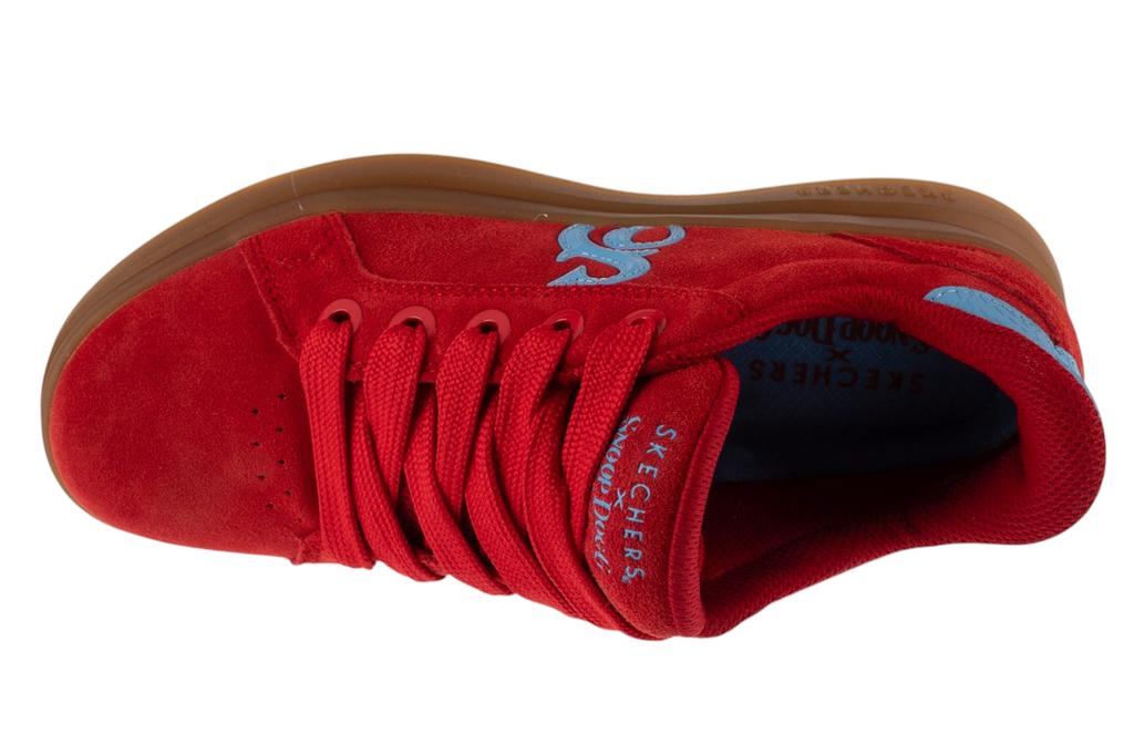Skechers Slip-Ins Suede Snoop Cupsole Sneaker, Womens red Sneakers