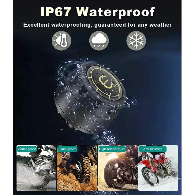 Motorcycle Car TPMS Tire Pressure Alarm Monitor Bluetooth 5.0 Apple IOS Android System Temperature Warning Sensors Tire Gauge