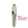 10pcs KD Xhorse Key Blank VAC102 NE72 HU136 #53 #54 #58 #152 #153 Uncut Remote Key Blade for Renault Megan Dacia Clio Duster