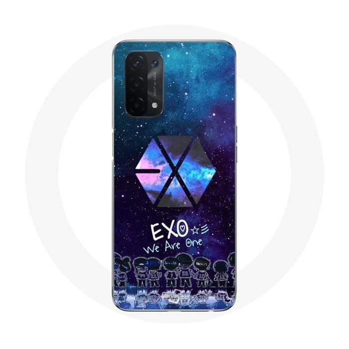 Case for Oppo A74 5G - MANIACASE - Logo We Are One - Flexible - K-pop - White