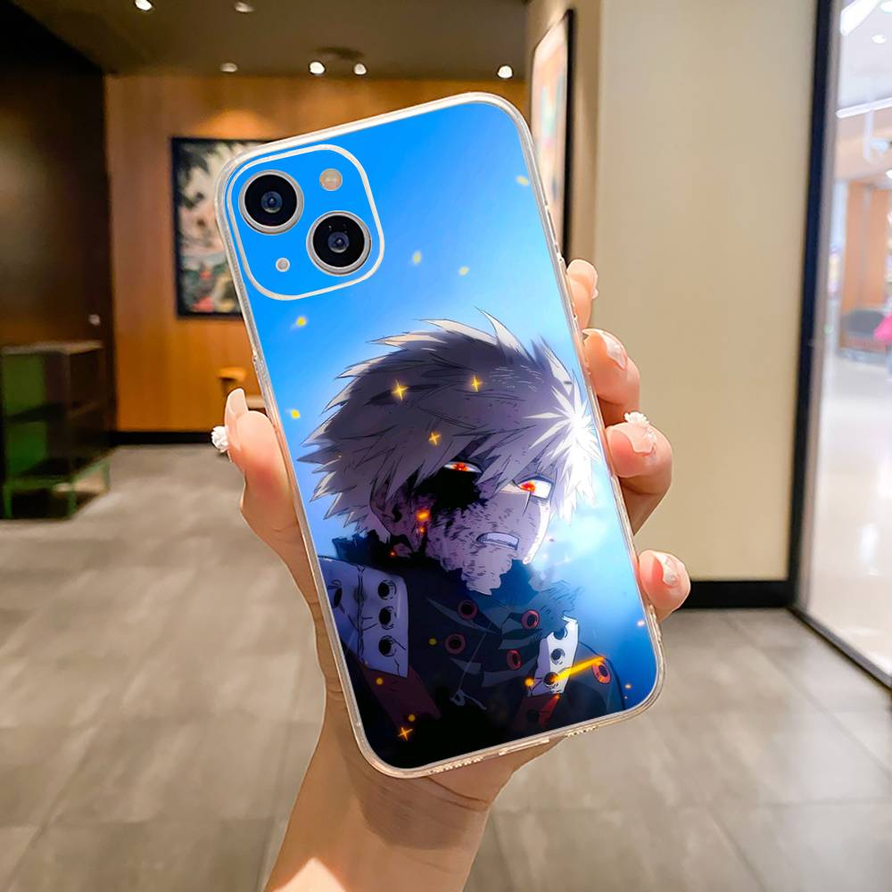 Чехол для телефона M-H-A-My Hero Academia Для iPhone17,16,15,14,13,12,Pro Max,16/15/14 Plus XS Мягкий Силиконовый Прозрачный Чехол