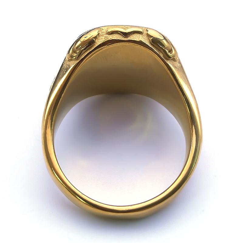 Кристалл Богоматери Апаресиды Бразилия Nossa Senhora Кольцо Мужское Нержавеющая Сталь Кольца Девы Марии Ювелирные Изделия Подарок Бойфренду RRR514S05