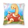 Shuckle Square Pillowcase Polyester Linen Velvet Printed Zip Decorative Pillow Case Sofa Seater Cushion Cover